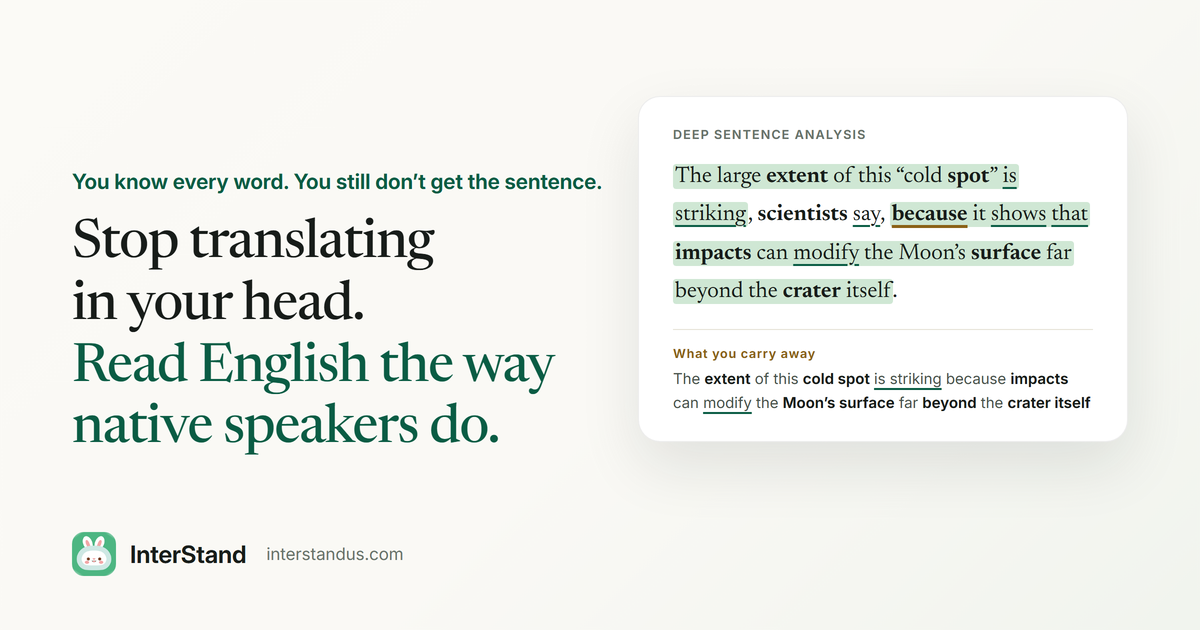 Interstand Chrome AI Reading Assistant